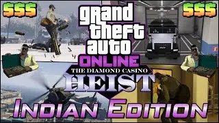 GTA 5 - The GOLDEN Heist | GTA 5 HINDI FUNNY MOMENTS
