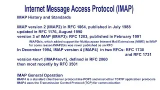 Internet Message Access Protocol (IMAP) - Introduction