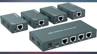 HDMI Extender Splitter 1x4, 1080P@60Hz, Extending 165ft (50m) Length Transmission review
