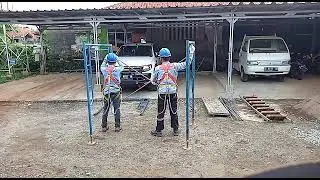 Praktek uji kompetensi scaffolding TUK Bahari Adhiguna