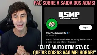 PAC SOBRE O FIM DO QSMP UPDATES E A SAIDA DE ADMS | QSMP