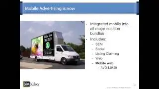 Directory publishers view on mobile web.