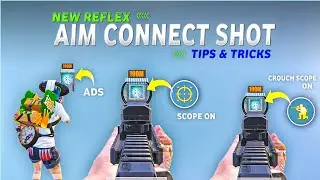 Mid Range Scope Mode On Crouch Fire Shot | BGMI 1.6 Reflex Crouch Fire Shot ( Fast Scope on Movement