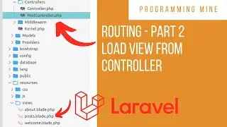 11 Laravel Tutorial - How to Load a View from a Controller Method in Laravel