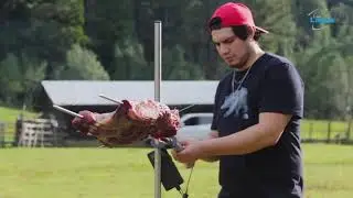 PLATEADA AL PALO. Asado Tradicional Chileno I Un Viajero Joven