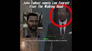 John Fallout meets Lee everlet from the walking dead