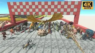 All Land & Air Units Speed Race - Animal Revolt Battle Simulator