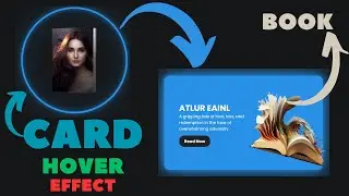 CSS Product Card Hover Effect | Book Card UI Design 
