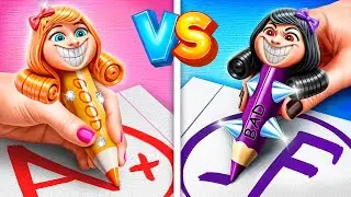 Gentille vs Méchante Miss Delight à l’École! On a Survécu à la Prof la Plus Strict du Monde!