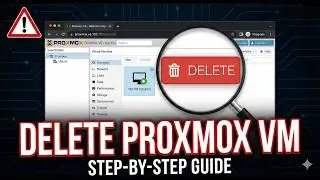 Deleting Proxmox VM