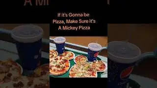 Mickey Pizza #shorts Unbeatable Mickey Mouse Shaped Pizza At Disney Parks
