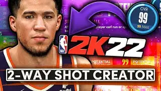 BEST DEVIN BOOKER BUILD 2K22 NEXT GEN! | THIS 2 WAY BUILD CAN SCORE AT WILL NBA 2K22!