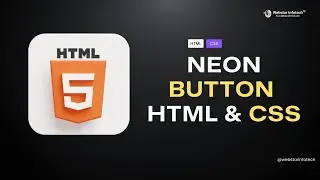 Create a Neon Glowing Button with HTML & CSS | Quick Tutorial for Beginners!