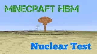 MinecraftITA HBM - La bomba atomica "The Little Boy" Test #1