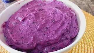 SORVETE DE UVA 🍇 COM 2 INGREDIENTES!! BATEU TA PRONTO😱