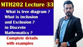 What is tree diagram /What is Inclusion and Exclusion in Discrete Mathematics Urdu/Hindi Lecture -33