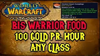 WOW Classic - Gold farm 90-100 g an hour ANY CLASS - Smoked desert dumplings.