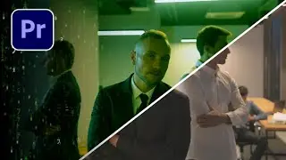 Colorgrade like THE MATRIX 😎 (Premiere Pro Tutorial)