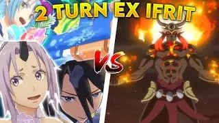 THE FINAL 2-TURN CONQUEST FINALLY CLEARED! EX IFRIT GOES BYE BYE! (Slime: Isekai Memories)
