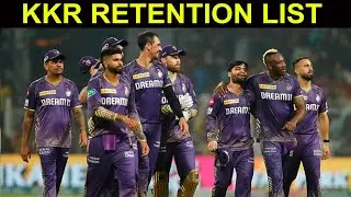 KKR RETENTION LIST: Who will be Retained By Kolkata | Shreyas , Rinku, Narine IN , ANDRE RUSSELL OUT