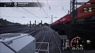 DB G6 Rangierlokomotive - Güterzug von Wuppertal nach Hagen - TSW3