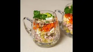 Новогодний салат а-ля Оливье ! Просто и быстро!