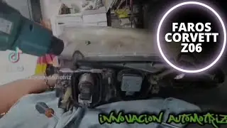 Apertura  faros  corvette 2006 z06 (Fast cam)
