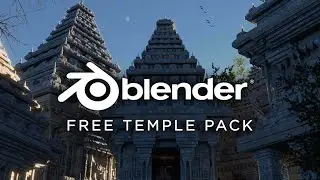 Unlock Your Creativity With This Free Temple Pack For Blender 3D!