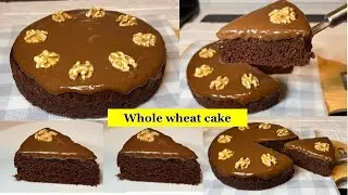 Whole wheat Cake recipe | whole wheat chocolate cake | cake without maida | ata cake recipe