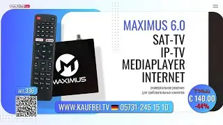 Maximus 6.0 - ТВ-ресивер Wlan Box на Android 11.0, с HDMI и Bluetooth-пультом