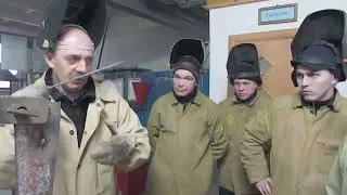 Резка электродом.