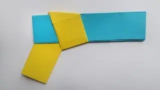оригами пистолет, как сделать пистолет из бумаги оригами, origami paper gun