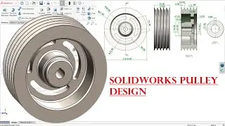 Solidworks Tutorial | How to Sketch pulley in SolidWorks