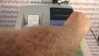 How To Program RCPT/PO Paid Out Function Button Sharp XE-A203 / XEA206 Cash Register Programming