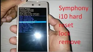 Symphony I21 Hard Reset | Symphony i10/i20/i25/i50 Hard Reset