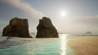 Unreal Engine 5 Beach 4k