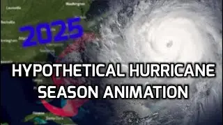 2025 Hypothetical Atlantic Hurricane Season animation