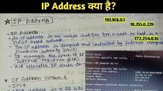 What is IP Address ? Types of IP Address in Networking