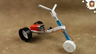 How to Make a Motorcycle - (Recycle - Toy)