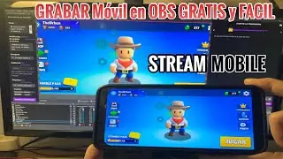 Cómo GRABAR tu MÓVIL Android en el PC con OBS GRATIS y SIN CAPTURADORA! ✅📱🎥