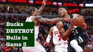 Bucks DESTROY Bulls In Game 3 (reactions)