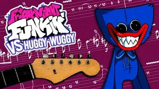 Fnf Huggy Wuggy Guitar - Tab Tutorial Lesson
