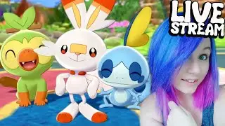🔴 SHINY HUNTING with SHINY CHARM! - Pokémon Sword and Shield - Part 9 💗 LIVE STREAM
