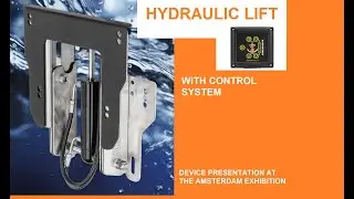 Hydraulic lift for boat motor