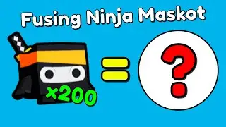 Fusing x200 Ninja Maskots in Pet Simulator 99!