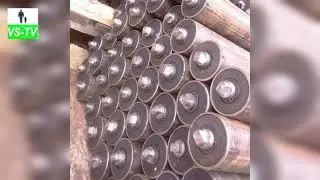 Конвейерные металлические ролики