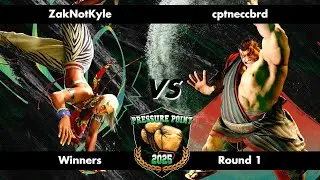 ZakNotKyle (Elena) vs cptneccbrd (E. Honda) - Pressure Point 2025 - SF6 - Winners Round 1