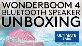 Ultimate Ears WONDERBOOM 4 Bluetooth Speaker UNBOXING and Setup