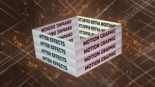 Typography Texte 3D Animation in After effects Tutorial