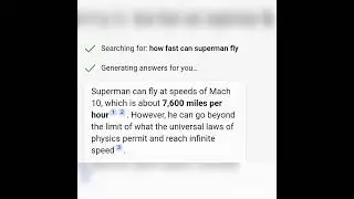 Asking Chatgpt: How Fast Can Superman Fly?